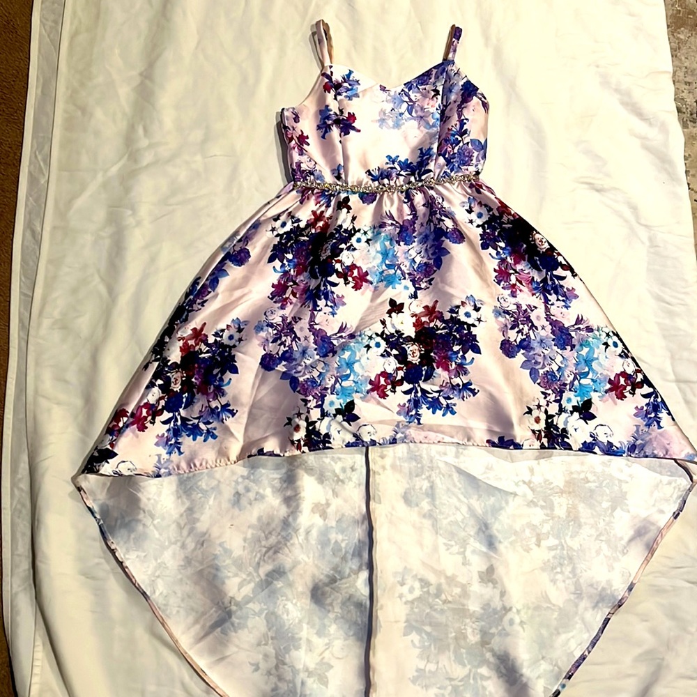 Big Girls Foil Mikado Dress, size 14. Mauve color. Wore only once.